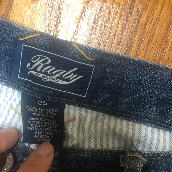 Rugby boyfriend fit jeans **RARE** - Picture 4 of 6